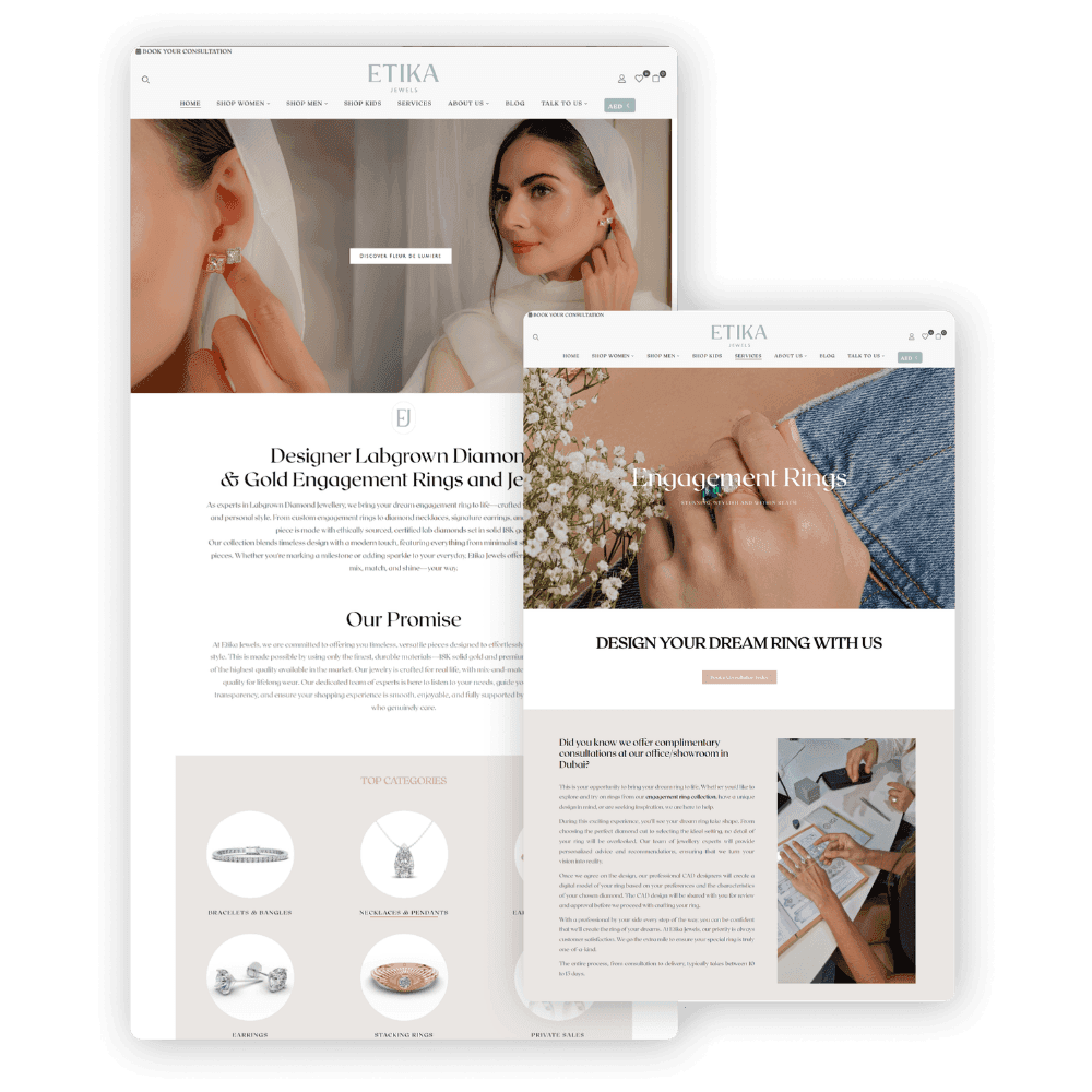 WooCommerce store — website by WEAMSE